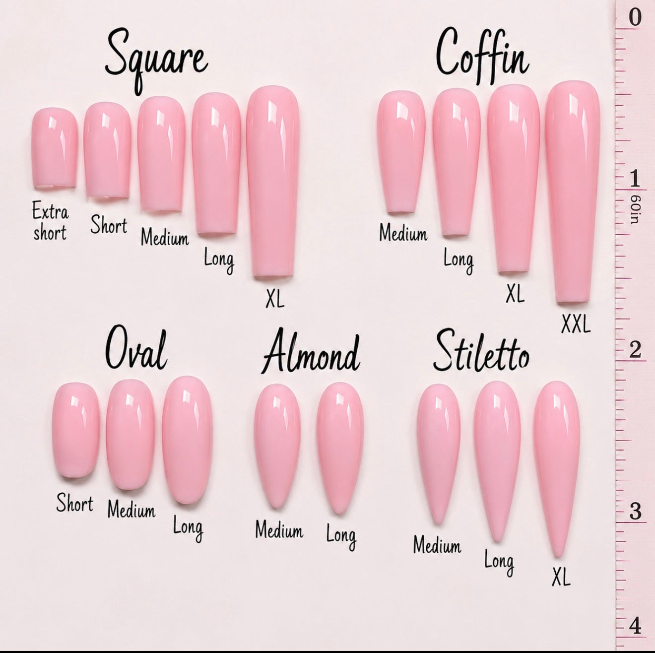 nail size length